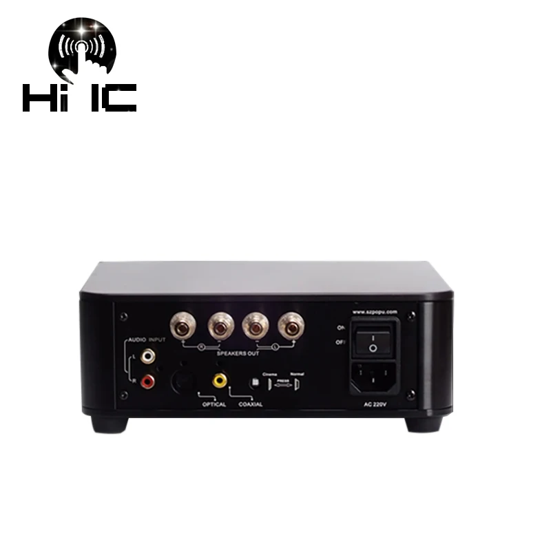 HiFi Цифровой аудио ШИМ усилитель мощности 100 Вт * 2 оптический коаксиальный аналог