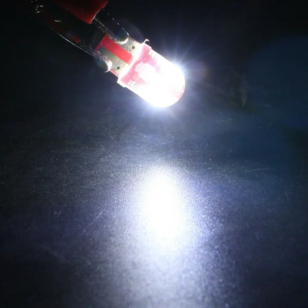 Yiastar 200 шт. T10 4014 8 SMD СВЕТОДИОДНЫЙ кремнезема Canbus Error Free для салона автомобиля лампы для чтения Габаритные огни 12В W5W 194 168