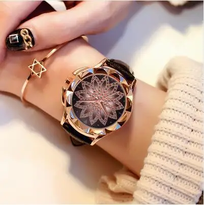 Модные Простые кварцевые часы женские наручные женские часы Элегантные Relogio Feminino Montre Femme reloj mujer - Цвет: black
