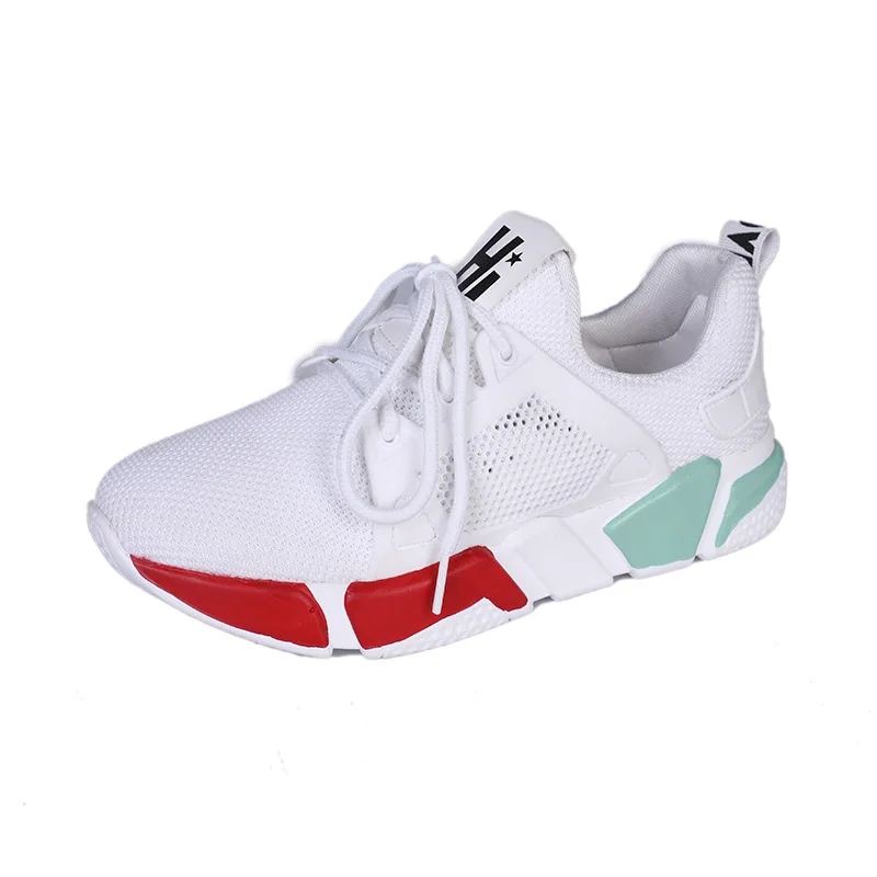 

2019 New Summer Female Shoes Ladies Breathable Vulcanized WhiteShoes Walking Chunky Sneakers Women Mesh Casual Sneakers Zapatos