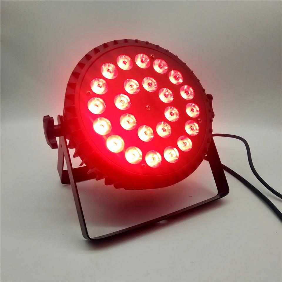 Кейс для полетов + 6 шт./24x12 Вт RGBW 4 в 1 LED par свет DMX512 сценический цветная панель KTV