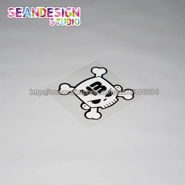 

Monter 43 Ken Block Skull SUV Auto Motorcycle Stickers moto car Decals Waterproof Reflective 07 B