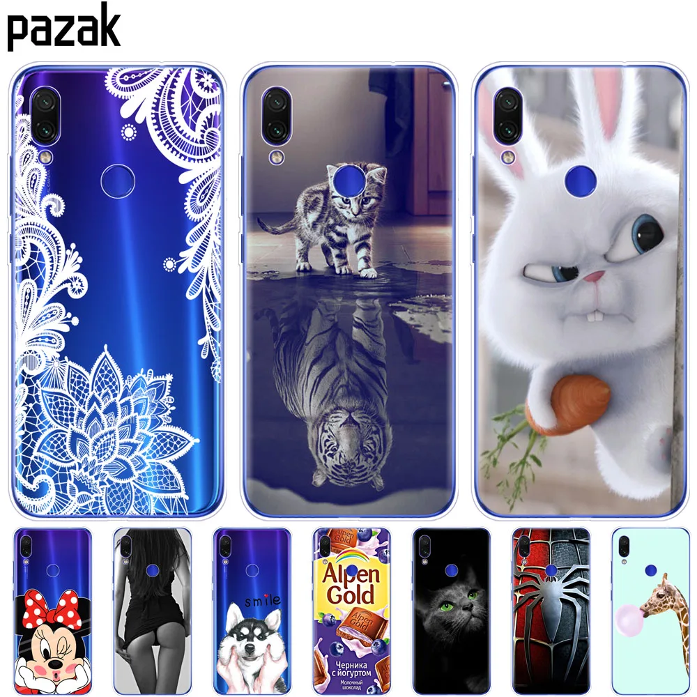 

For Xiaomi Redmi Note 7 Case Silicon Soft TPU For xiaomi redmi note 7 pro Case 6.3 inch Fundas Coque redmi note7 pro Cases