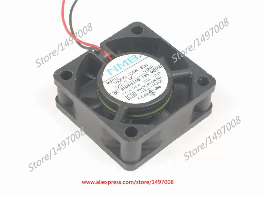 

NMB-MAT 1606KL-04W-B30 DC 12V 0.09A 40x40x15 мм вентилятор охлаждения сервера