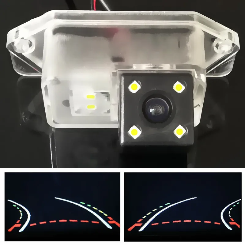 Интеллектуальная динамическая траектория движения HD камера заднего вида для Mitsubishi Lancer EX EVO IO 8 9 10 Eclipse Evolution Outlander - Название цвета: Dynamic Trajectory