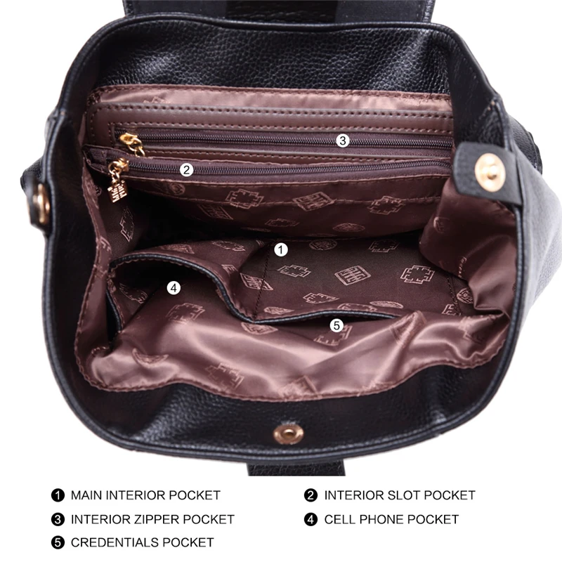 Женский рюкзак из натуральной кожи, модный Школьный рюкзак, Женская дорожная сумка на плечо, повседневные женские школьные сумки