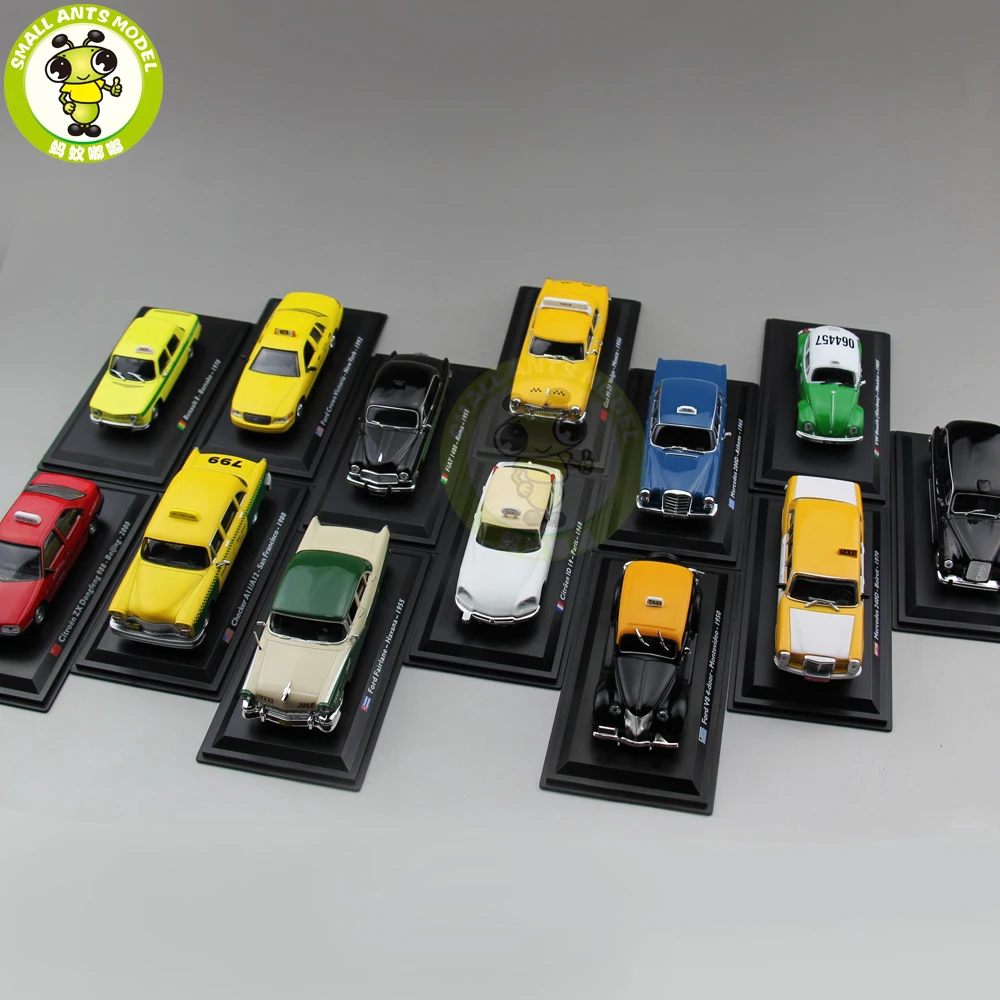 1/43 TAXI Car Model Toy Abenzl GAZ Renault Austin Checker Diecast Car Model Toy Gift Collection