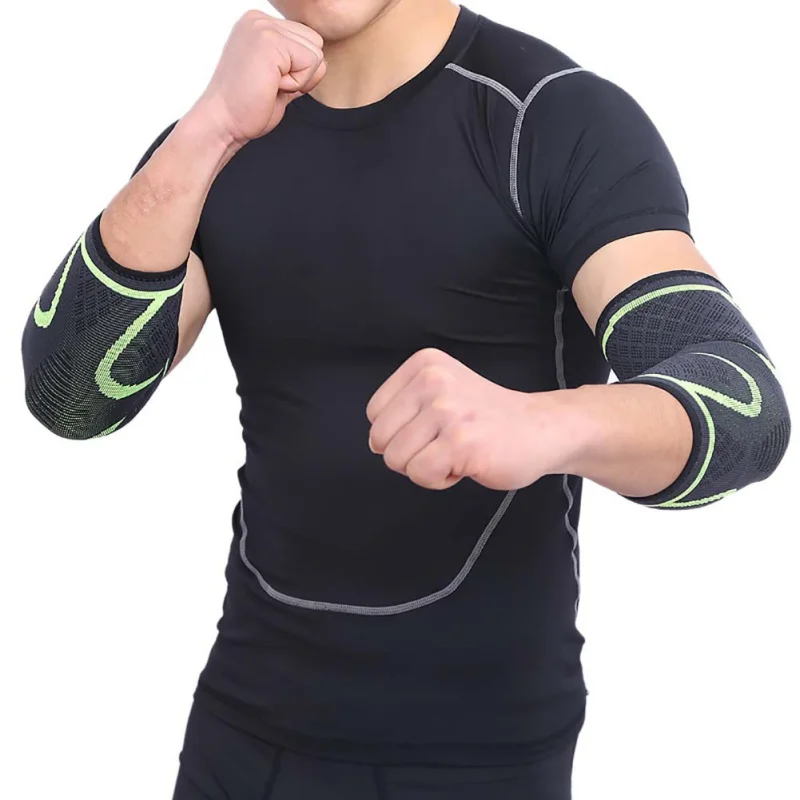1Pair Elbow Support Compression Elbow Exercise Weightlifting Arthritis