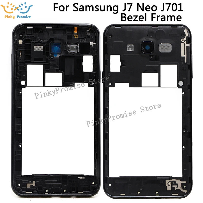Оригинал для Samsung Galaxy J7 Neo SM J701M J701 средняя рамка Корпус Шасси пластина с задней