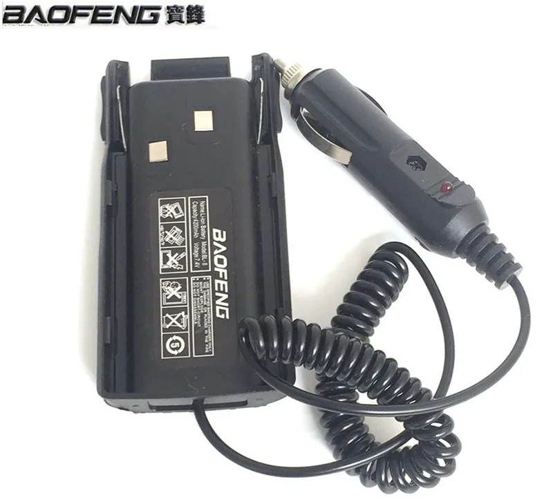 New Baofeng UV 82 Walkie Talkie Car Charger Battery Eliminator Adapter for Baofeng UV-82 Ham Radio Amador Hf Transceiver (3)
