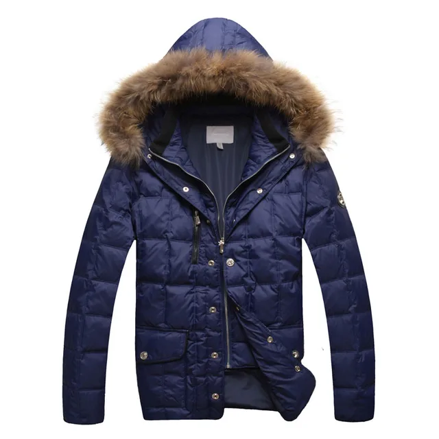 Cheap Handsome men's clothing down coat outerwear  winter hooded warming fashion male plus size coat free shipping