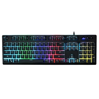 

P010 Backlight Gaming Keyboard Teclado Gamer Floating Led Backlit Usb With Similar Mechanical Feel Multi-Language Support