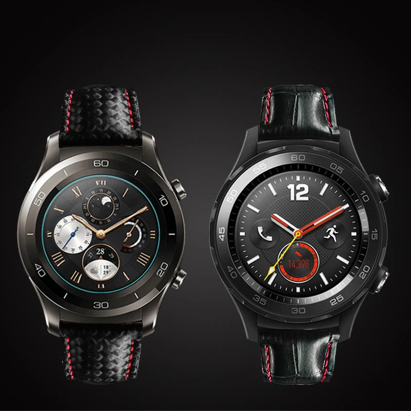 Ремешок для часов Huawei Watch 2Pro кожаный браслет из углеродного волокна Samsung Gear S3 Huami