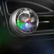 Автомобильный освежитель воздуха Духи клип ароматизатор диффузор автомобильный Кондиционер Выход диффузор внутренний светодиодный свет ароматизатор духи клип