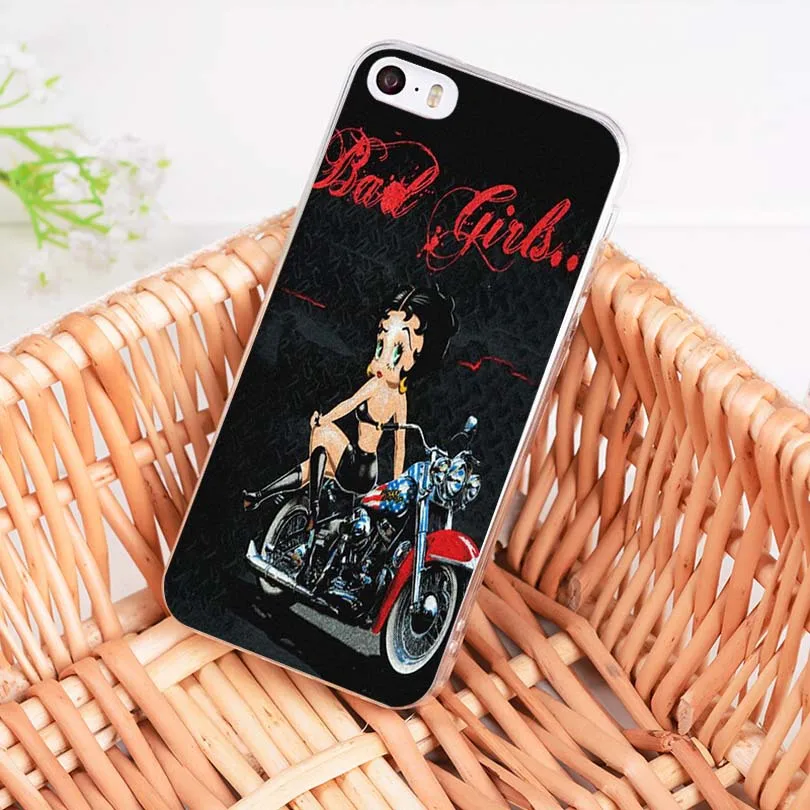 MaiYaCa betty boop, мягкий ТПУ чехол для телефона, аксессуары, чехол для Apple iPhone 8, 7, 6, 6S Plus, X, 5, 5S, SE, 5C, 4, 4S чехол, funda