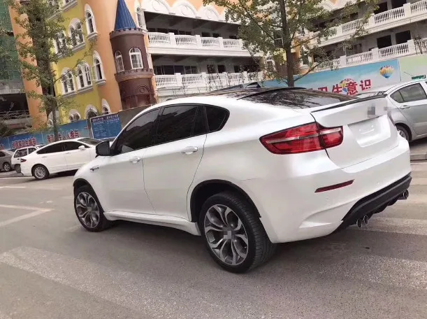 Для BMW X6 E71 e72 внедорожник спойлер задний Багажник крыло P Стиль Высокое качество ABS
