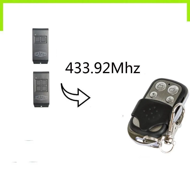 CASIT ERTS20DB или ERTS20DQ универсальный пульт дистанционного управления/передатчик гаражной двери Замена клон дубликатор фиксированный код 433,92 МГц
