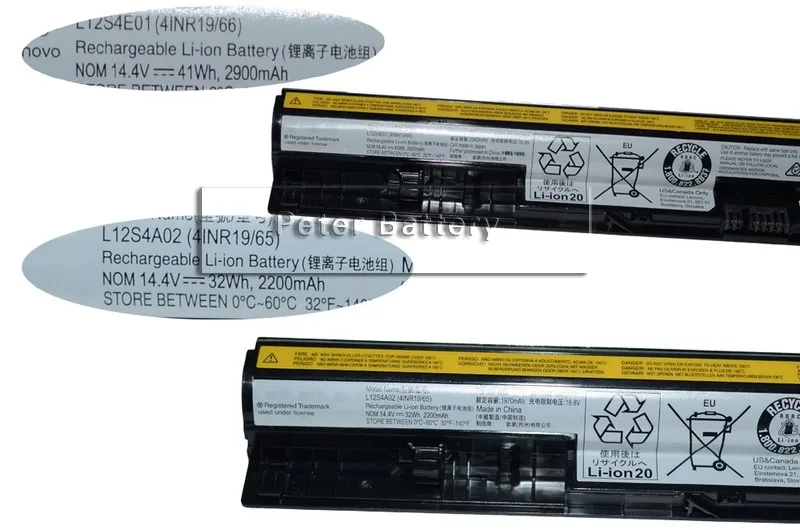 JIGU L12S4E01 Батарея для lenovo Z40 Z50 G40-45 G50-30 G50-70 G50-75 G50-80 G400S G500S L12M4E01 L12M4A02