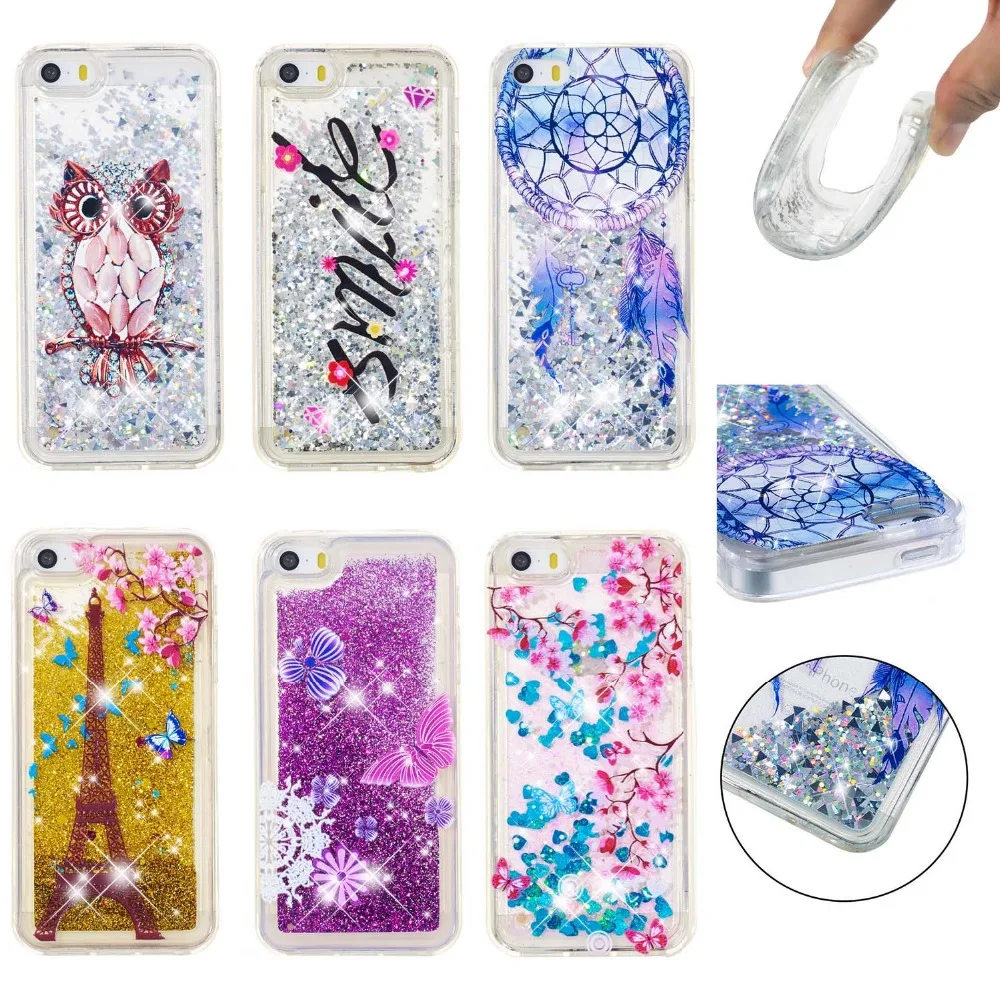 Милый мягкий ТПУ мультяшный чехол для iPhone 4 4S 5 5S SE 6 6s 7 8 Plus X Чехлы прозрачный