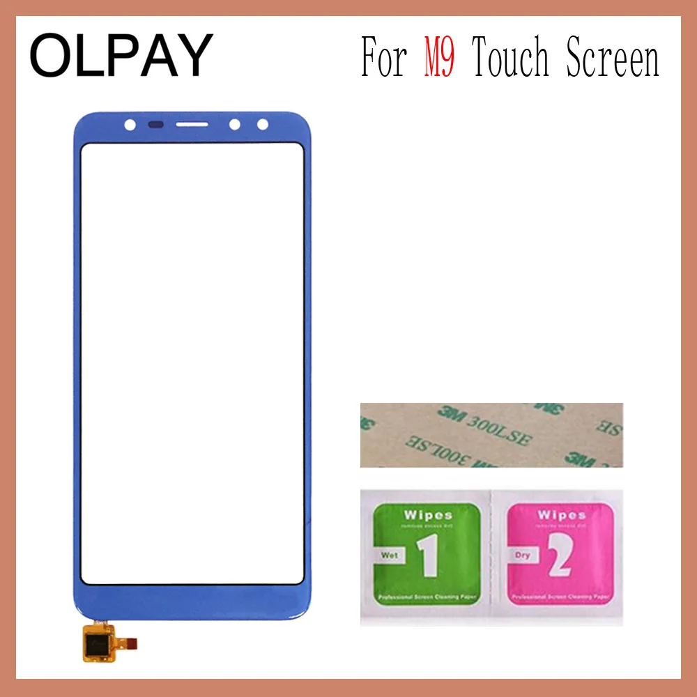 OLPAY 5 дюймов для Leagoo M9 сенсорный экран дигитайзер панель передняя внешняя
