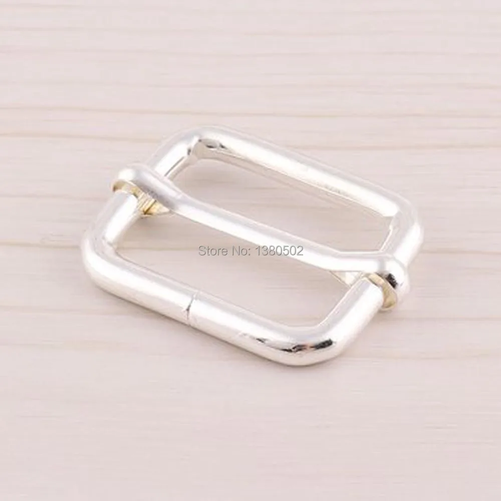10pcs/lot Silver Color Adjustable buckle Strap belts Buckles for bag