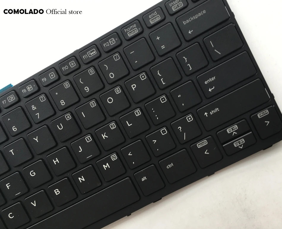 US English Keyboard for HP PRO X2 612 G1 with backlight with frame keyboard US Layout (2)