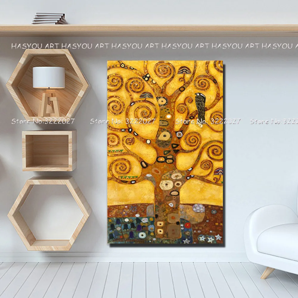 Gustav-Klimt-Tree-Of-Life-Wall-Art-Canvas-Life-Trees-Famous-Paintings-Replica-For-Living-Room (1)