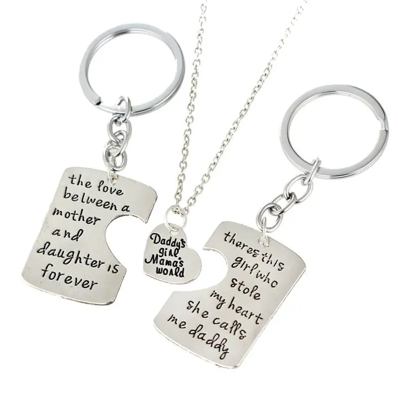 daddy daughter keychains