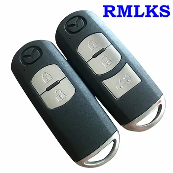

RMLKS 2 3 Button Remote Car Key Shell FOB For Mazda 2 3 5 6 M2 M3 M5 M6 Demio Axela Premacy Atenza Replacement Cover Case