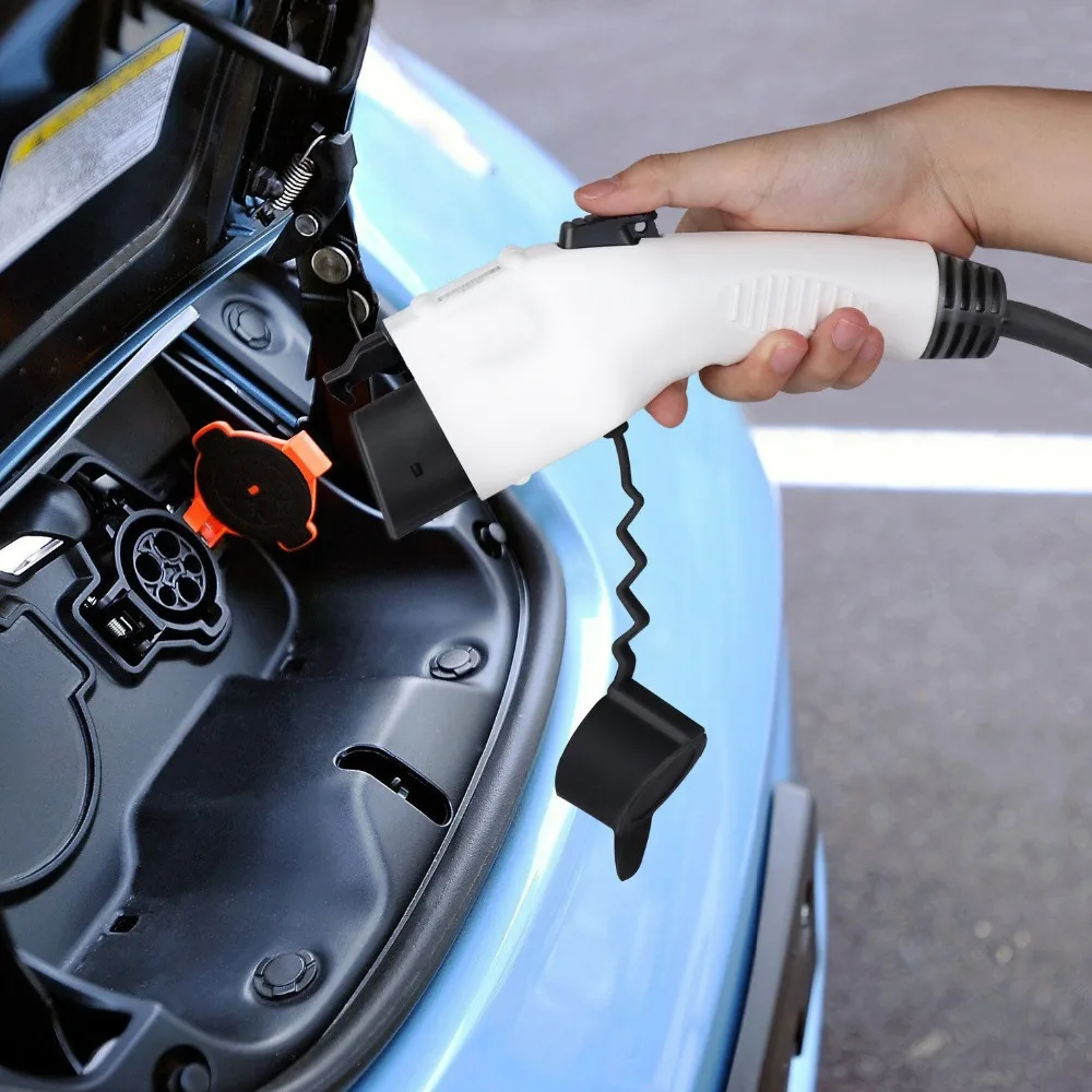 Быстрая зарядка 5 м EV зарядное устройство кабель Тип 2 с красным CEE штекер 16A
