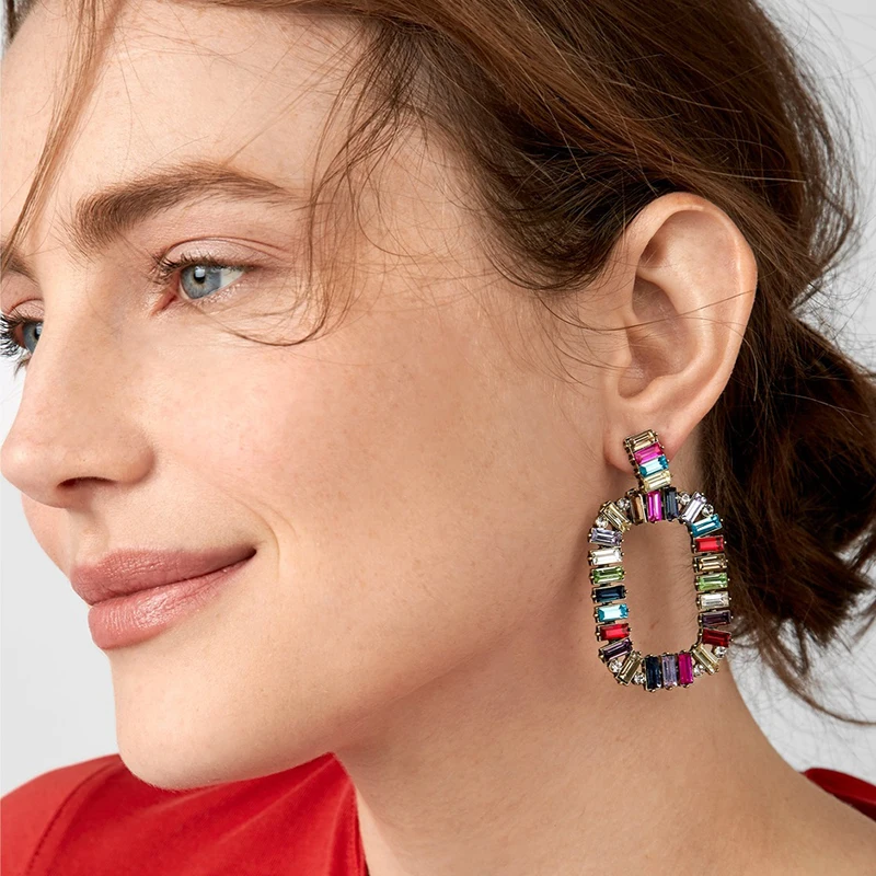 Buy FASHIONSNOOPS Brand Luxury Multi Color Jewelry Big