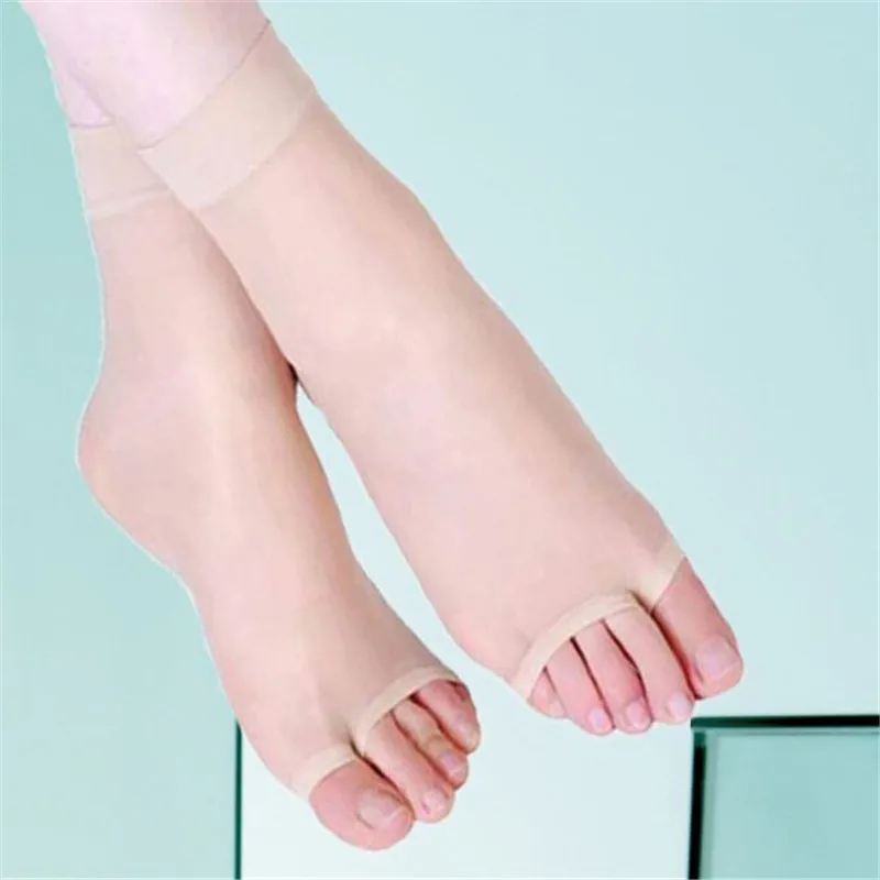 2 пары/партия женские сетчатые прозрачные носки|sokken vrouwen|silk socks womenopen toe |