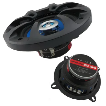 

Audio Speakers Speaker Blue coaxial speaker 100 Watts Two Coaxial Car High quality car stereo 5 Inch 5" 2-way 2pcs