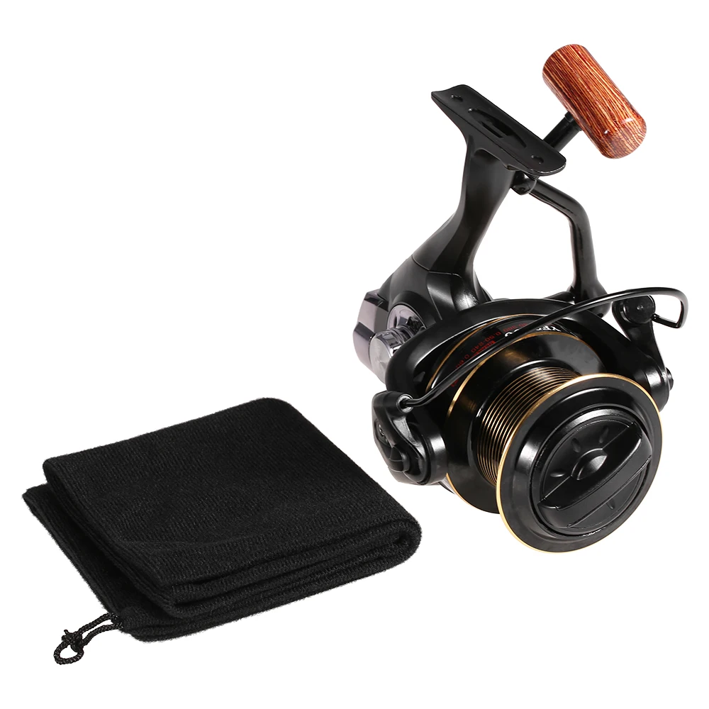 

8000-11000 Series Spinning Fishing Reel 13BB + 1 Ball Bearing 15kg Max Drag Boat Fishing Reel Wheel With 3.8:1 Gear Ratio