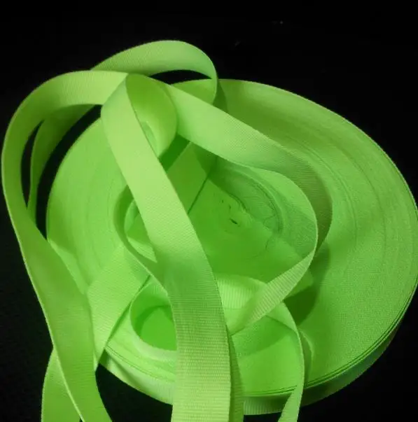 5 см* 100 м флуоресцентный зеленый безопасности предупреждение лямки полиэстер предупреждение ленты