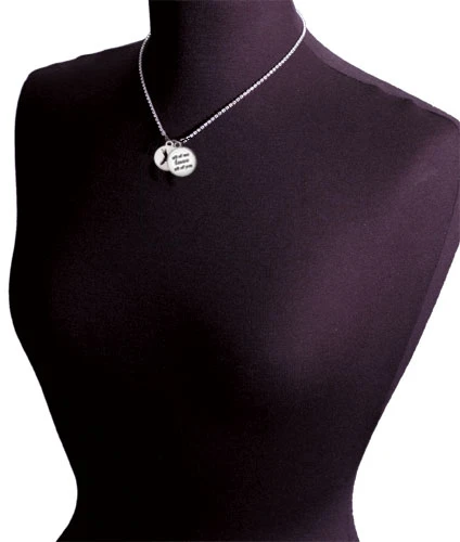Crown with Crystals and Textured Bottom - Plans I Have for You - Cross Necklace (2)