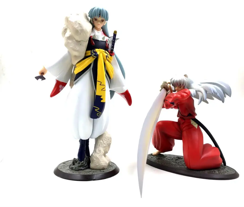 Japanese anime figure pvc Inuyasha Sesshoumaru/Inuyasha ...