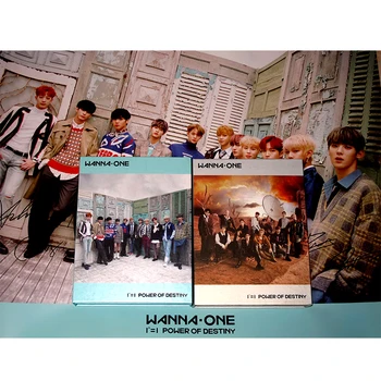 

signed WANNA ONE autographed 2018 first album POWER OF DESTINY CD+Signed poster K-pop