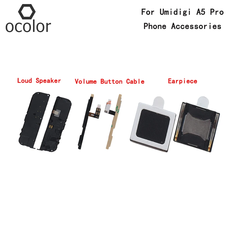 Громкий динамик ocolor для Umidigi A5 Pro кнопка громкости кабель в сборе ремонтные детали