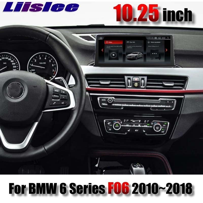 Excellent LiisLee 10.25"Android CarPlay For BMW 6 Series F06 2010~2018 Car Multimedia GPS Map Audio Radio Original Style Navigation NAVI 3