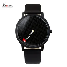 2016 hombres Enmex regalo breve diseño gentlemancreative diseños geométricos puntero Flotante 3D dail con jóvenes de moda relojes de cuarzo