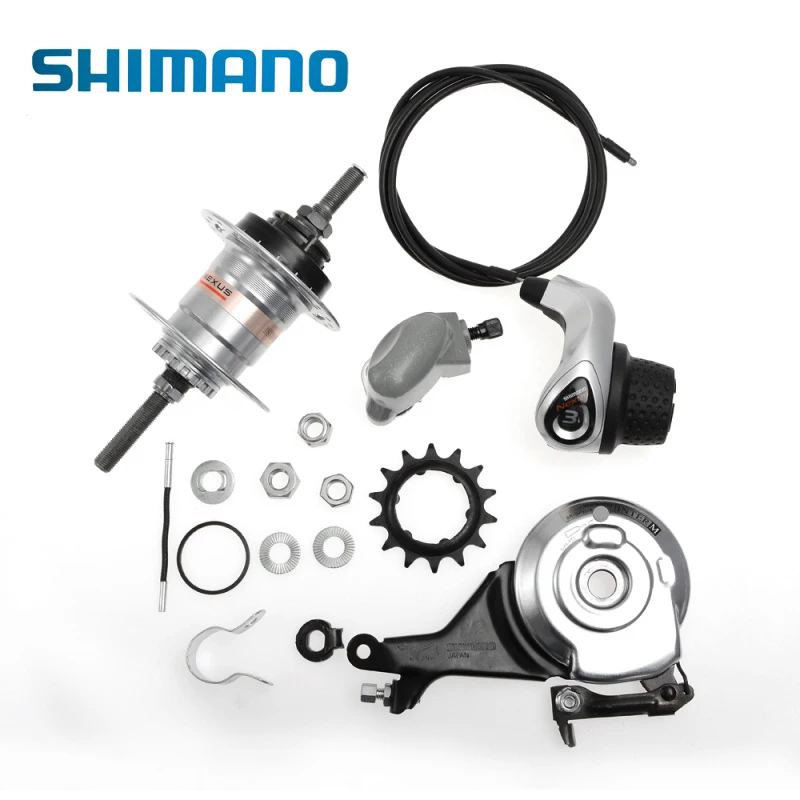 

SHIMANO Nexus Internally Cycling Bike Bicycle Geared Hub Inter-3 3-Speed Shifter Roller Brake Bike Bicycle Part With Disc Brake