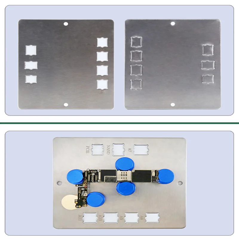 Универсальный магнитный держатель PCB толщиной нержавеющая сталь Материнская плата джиг с IC NAND PCIE слот для телефона пайки ремонт