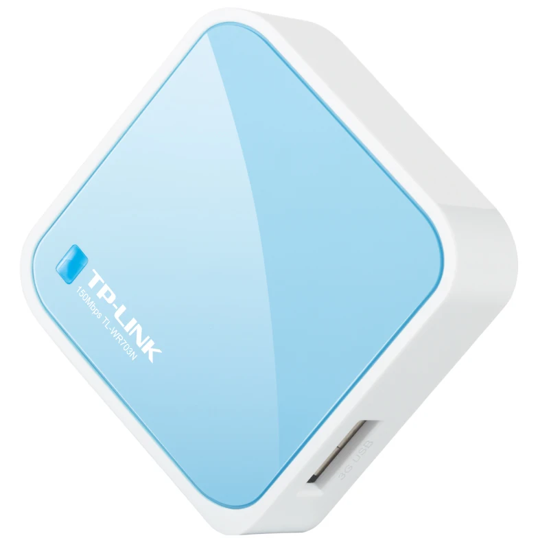 Portable Mini Wireless Wifi 3G Router TP LINK WR703N USB Router Transmission Rate 150M For Travel Outdoor Support 3G Modem