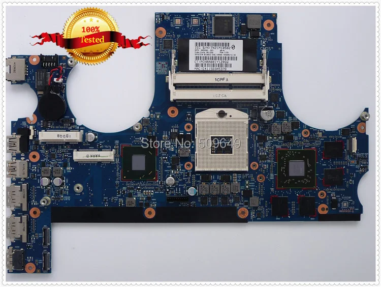 Top quality , For HP laptop mainboard ENVY 17 17-6000 HM65 665933-001 laptop motherboard,100% Tested 60 days warranty