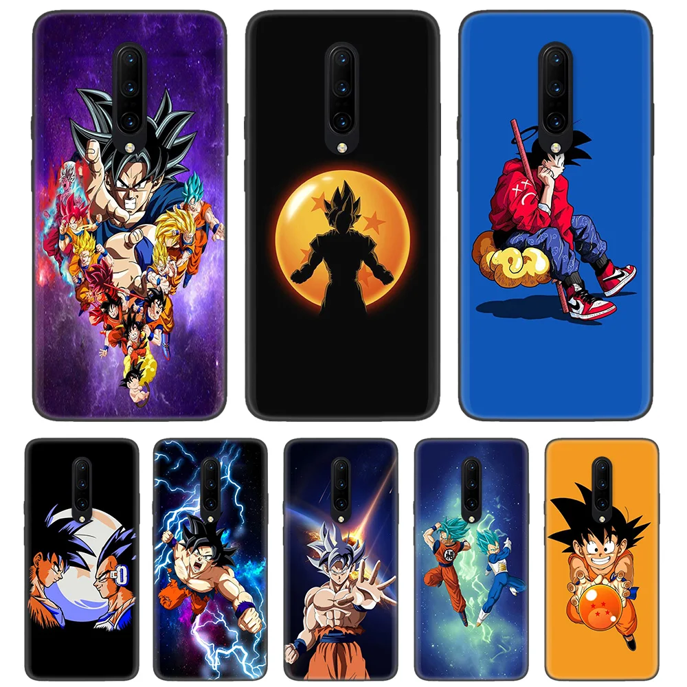 

Black Soft Silicone Protector Case Cover for Oneplus 6 1+ 6T 7 Pro 5G Shell Prime Tampa Bolso Fundas Capa Cas Fall Dragon Ball Z