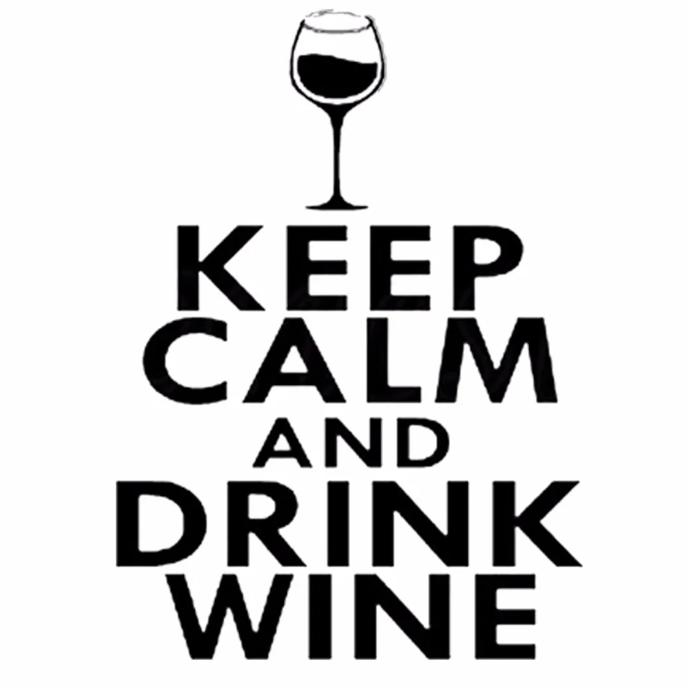 Keep Calm &amp Drink винная Автомобильная Наклейка виниловая переводная наклейка для