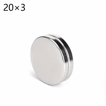 

50pcs 20*3 Super Strong Disc 20x3 Rare-Earth Neodymium Magnets 20mm x 3mm NEW Art Craft Connection 20mm*3mm free shipping