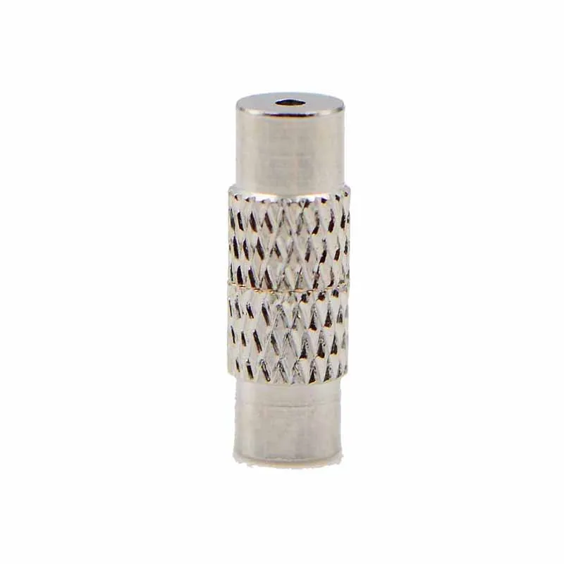 

10 Pcs Copper Screw Clasps Necklace Bracelet Findings Cylinder Silver Plated 12.5*4.2mm
