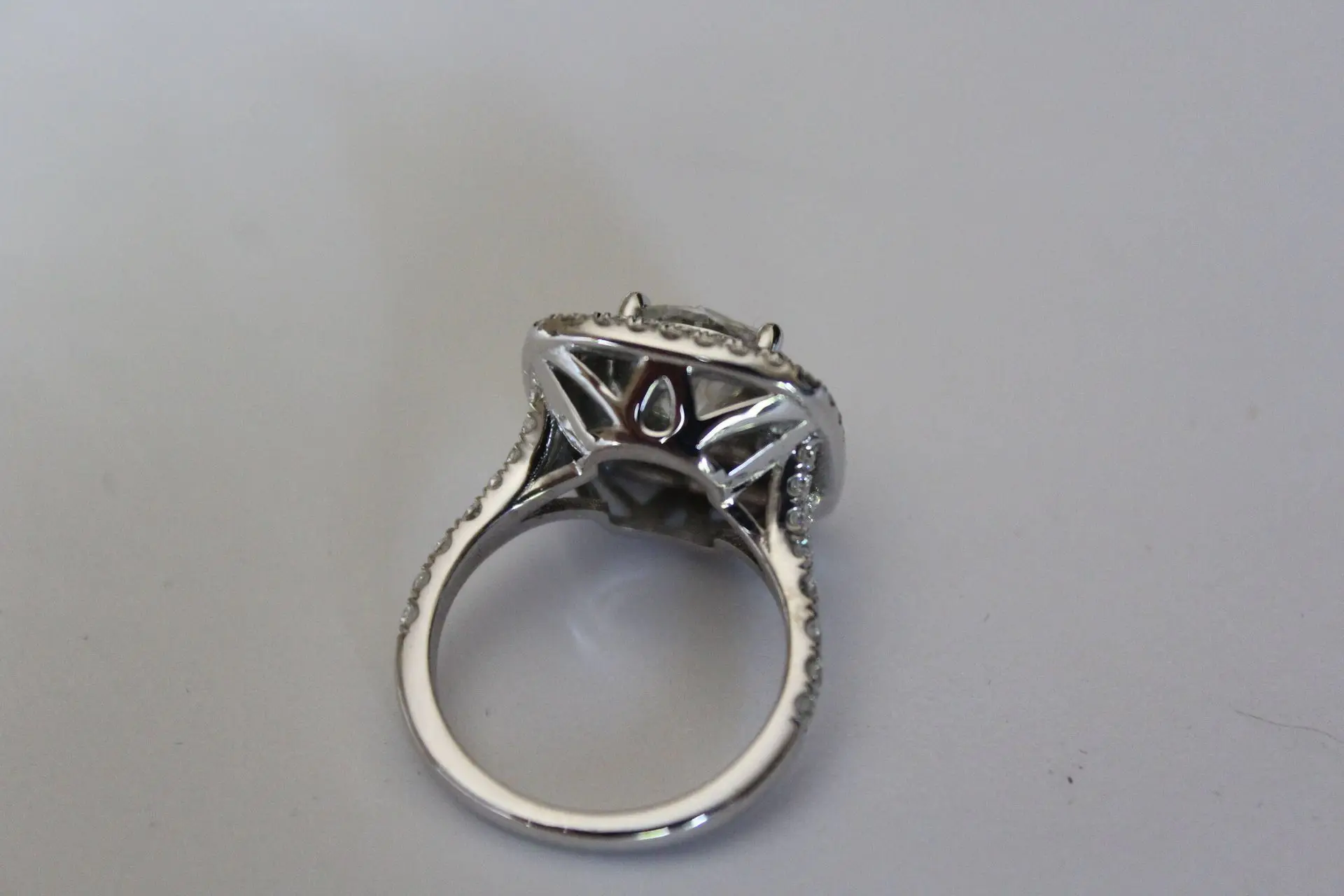 Модное 925 пробы Серебряное обручальное кольцо для женщин Большая квадратная огранка CZ Кристалл свадебное кольцо для помолвки перстень ювелирные изделия невесты